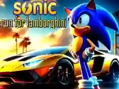 Oyunu Sonic Lamborghini için koş çevrimiçi