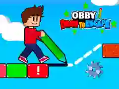 Oyunu Obby Kaçış için Çiz çevrimiçi
