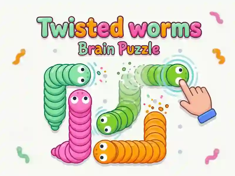 Oyunu Twisted worms Brain Puzzle çevrimiçi