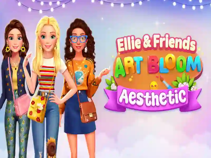 Oyunu Ellie ve Friends Art Bloom Estetik çevrimiçi