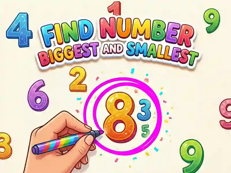 Oyunu Find Number Biggest and Smallest çevrimiçi