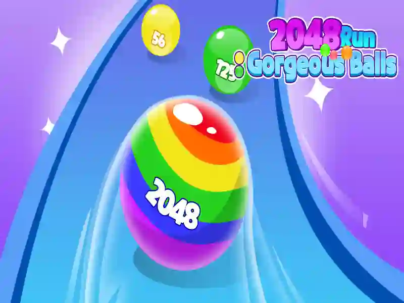 Oyunu 2048 Muhteşem topları koş çevrimiçi
