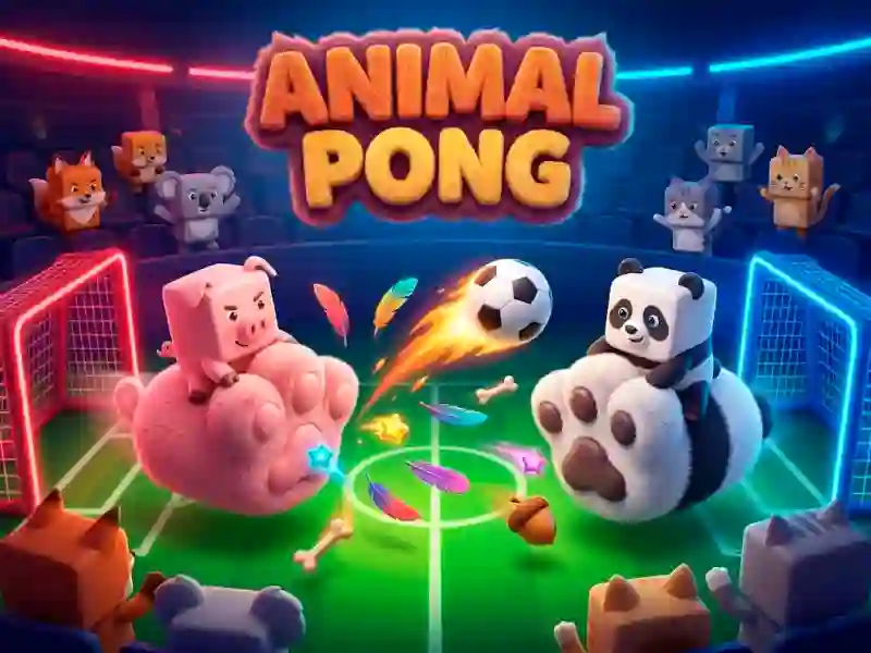 Oyunu Animal Paws Pong çevrimiçi