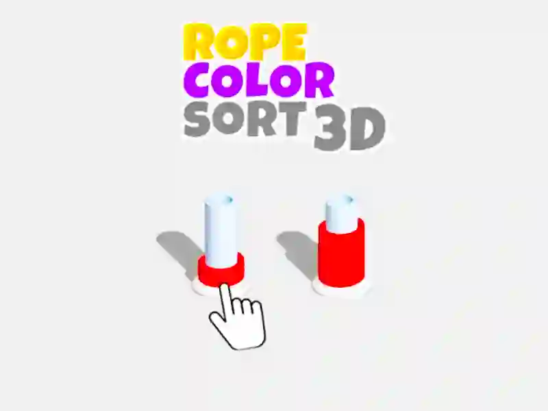 Oyunu İp rengi sıralama 3D çevrimiçi Oyunu İp rengi sıralama 3D çevrimiçi