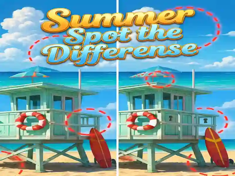 Oyunu Summer Spot the Differense çevrimiçi