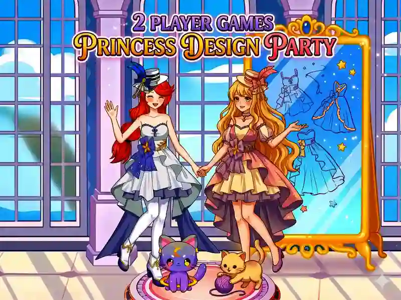 Oyunu 2 Player Games Princess Design Party çevrimiçi