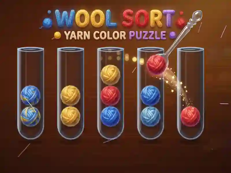 Oyunu Wool Sort Yarn Color Puzzle çevrimiçi