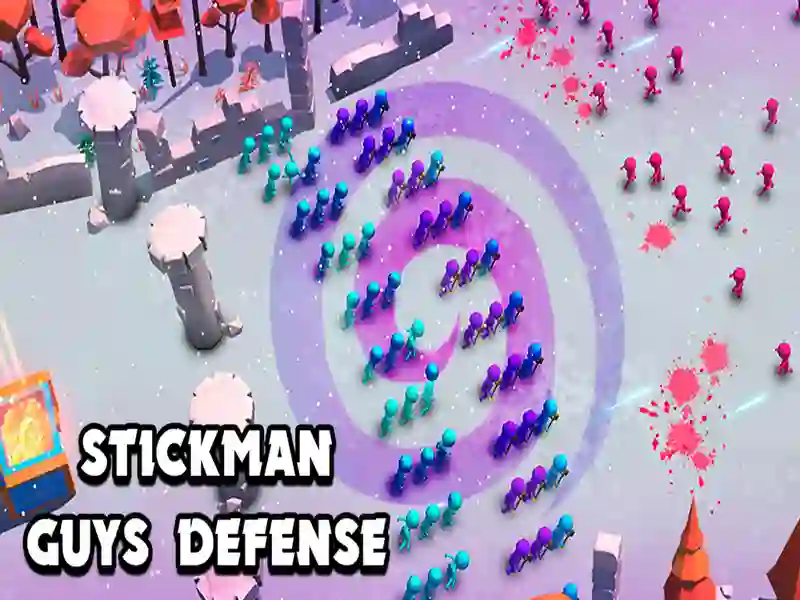 Oyunu Stickman Guys savunma çevrimiçi