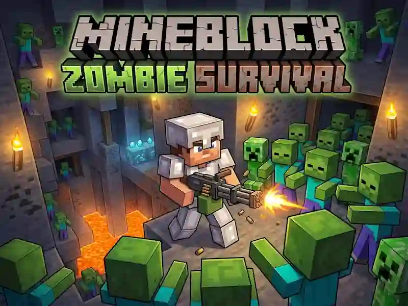 Oyunu Mineblock Zombie Survival çevrimiçi