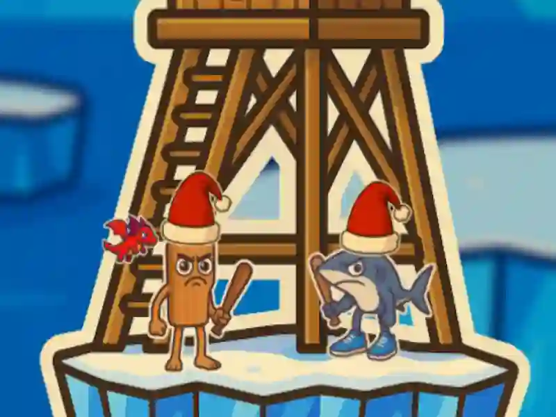 Oyunu Tung Tung Sahur Snow Arena çevrimiçi