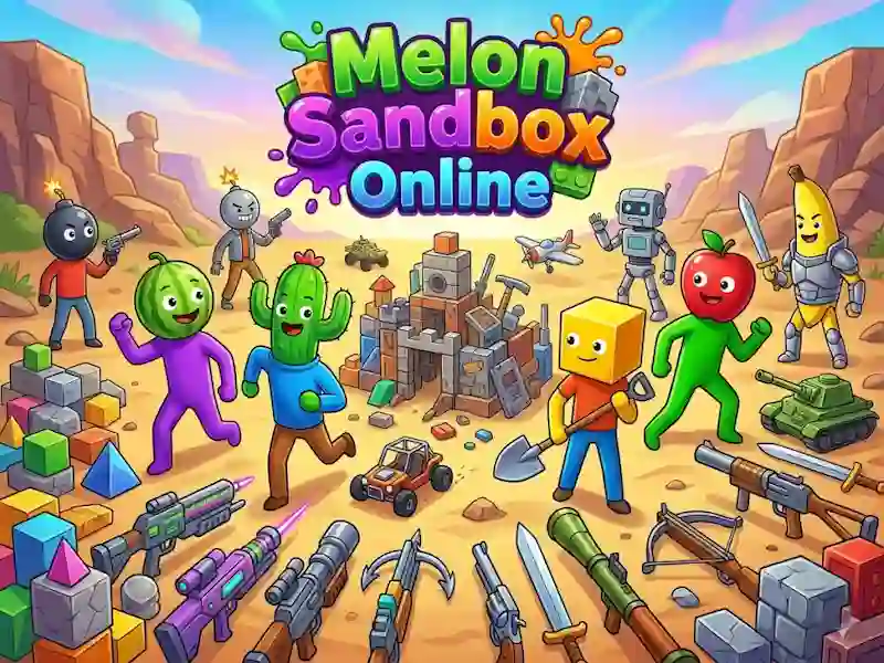 Oyunu Melon Sandbox Online çevrimiçi