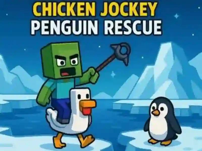 Oyunu Tavuk Jokey: Penguen Rescue çevrimiçi