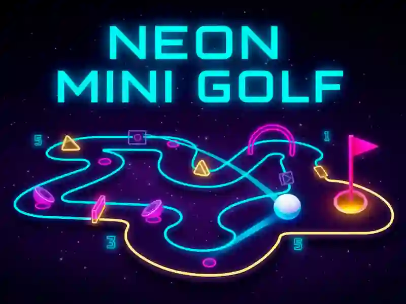 Oyunu Neon Mini Golf çevrimiçi
