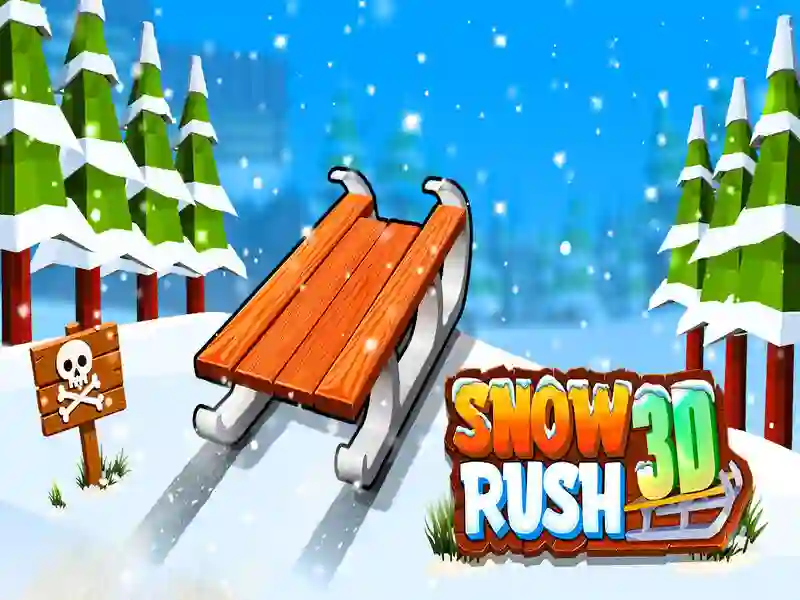Oyunu Snow Rush 3D çevrimiçi Oyunu Snow Rush 3D çevrimiçi