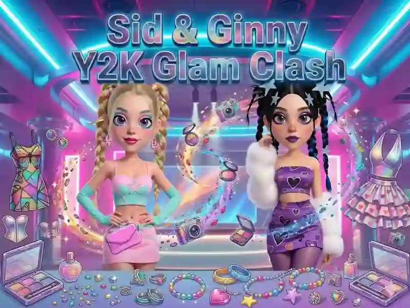 Oyunu Sid ve Ginny Y2K Glam Çatışması çevrimiçi