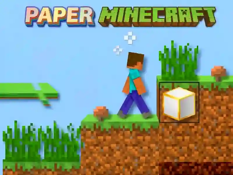 Oyunu Kağıt Minecraft çevrimiçi