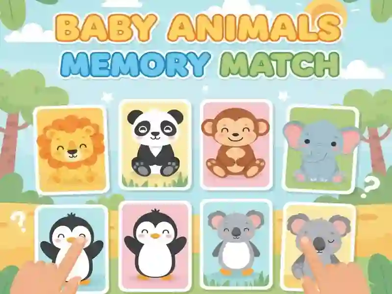 Oyunu Bebek Hayvanları Hafıza Eşleştirmesi çevrimiçi Oyunu Bebek Hayvanları Hafıza Eşleştirmesi çevrimiçi
