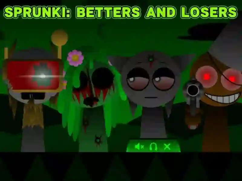 Oyunu Sprunki: İyiler ve Kaybedenler çevrimiçi