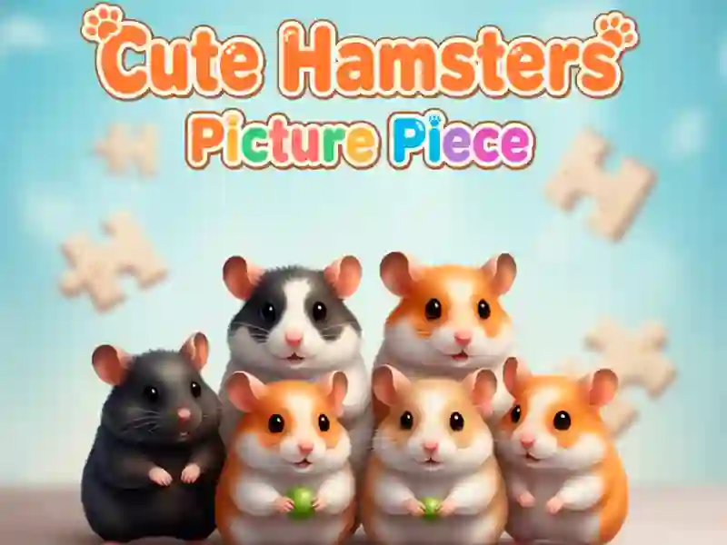 Oyunu Sevimli Hamster Resim parçası çevrimiçi