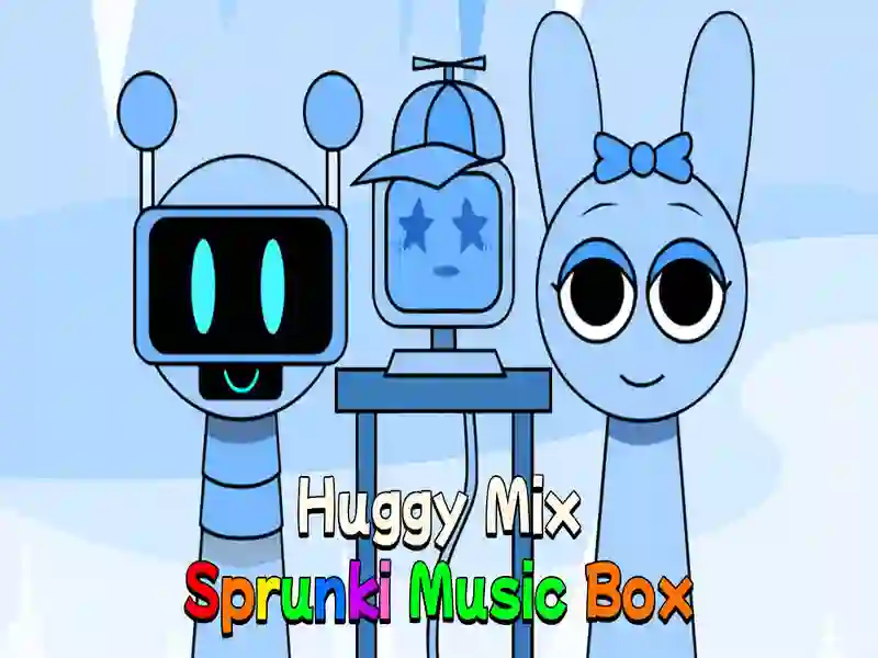 Oyunu Huggy Mix Sprunki Müzik Kutusu çevrimiçi
