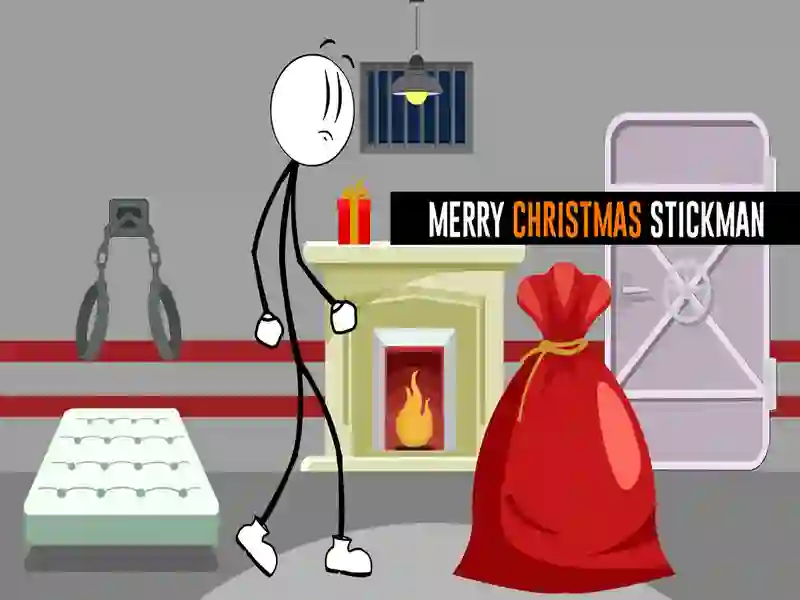 Oyunu Mutlu Noeller Stickman çevrimiçi