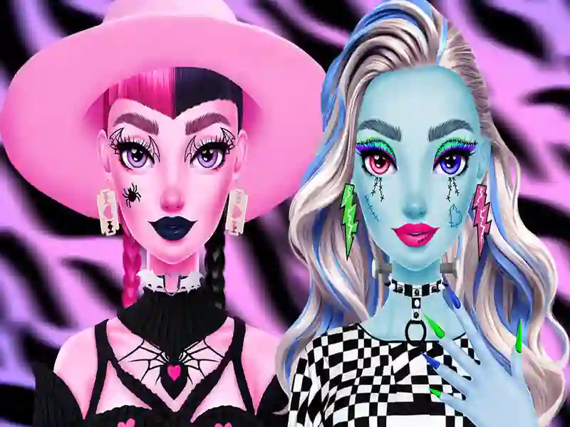 Oyunu Monsterella fantezi makyajı çevrimiçi