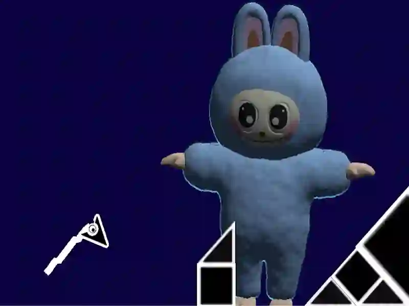 Oyunu Labubu geometri çizgi çevrimiçi