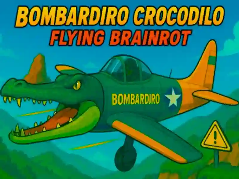 Oyunu Bombardiro Crocodilo Uçan Brainrot çevrimiçi