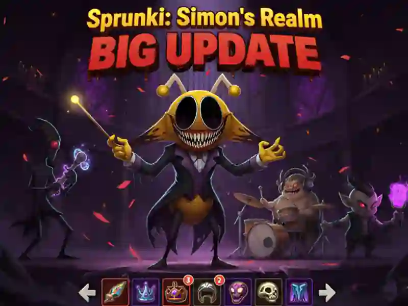 Oyunu Sprunki: Simon's Realm'e Büyük Güncelleme çevrimiçi