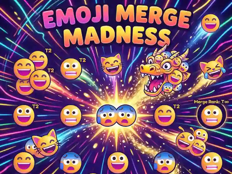 Oyunu Emoji Merge Madness çevrimiçi