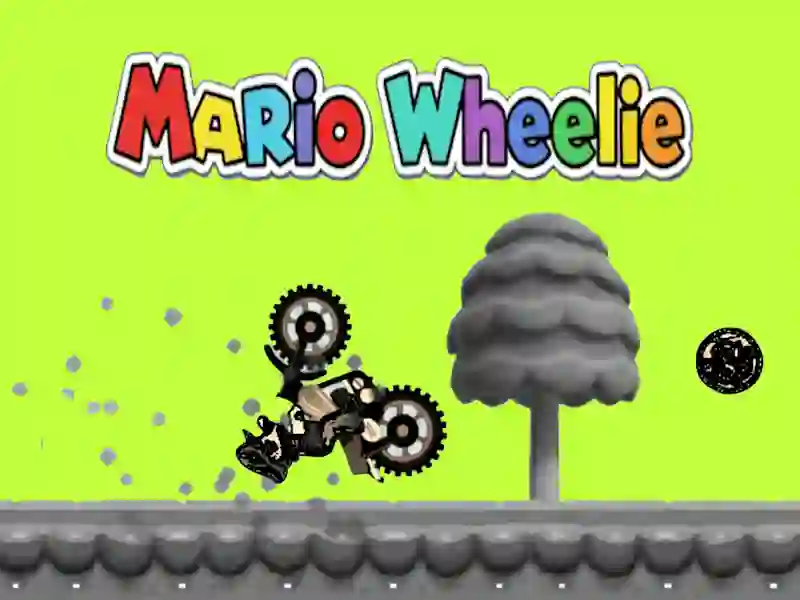 Oyunu Mario Wheelie çevrimiçi