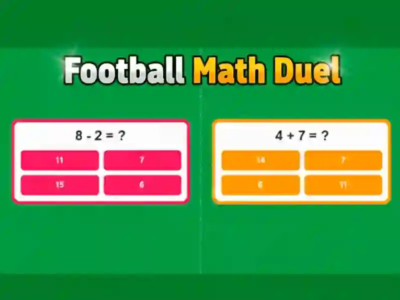 Oyunu Futbol Matematik Düellosu çevrimiçi