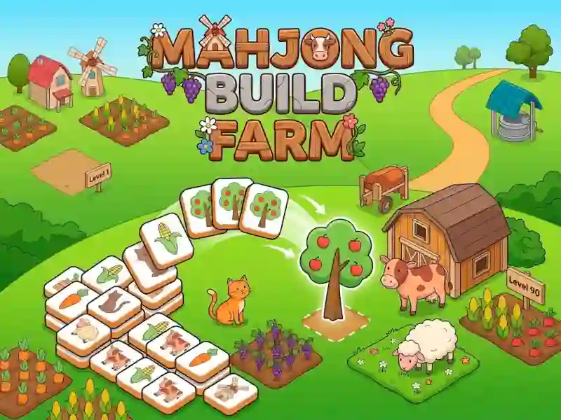 Oyunu Mahjong Build Farm çevrimiçi