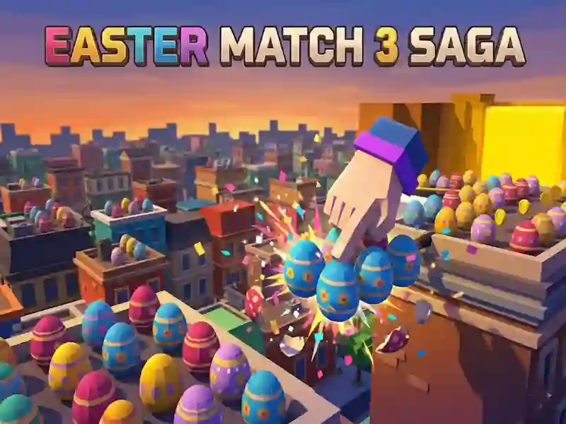 Oyunu Easter Match 3 Saga çevrimiçi