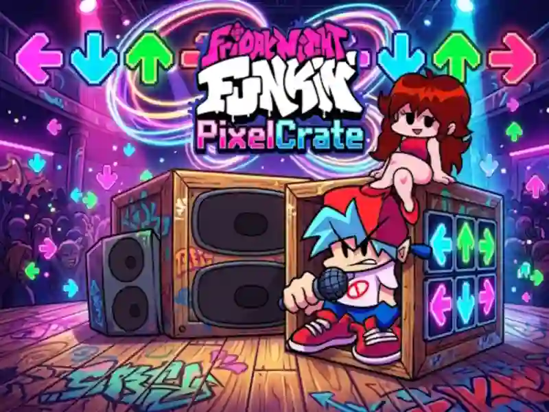Oyunu Friday Night Funkin PixelCrate çevrimiçi