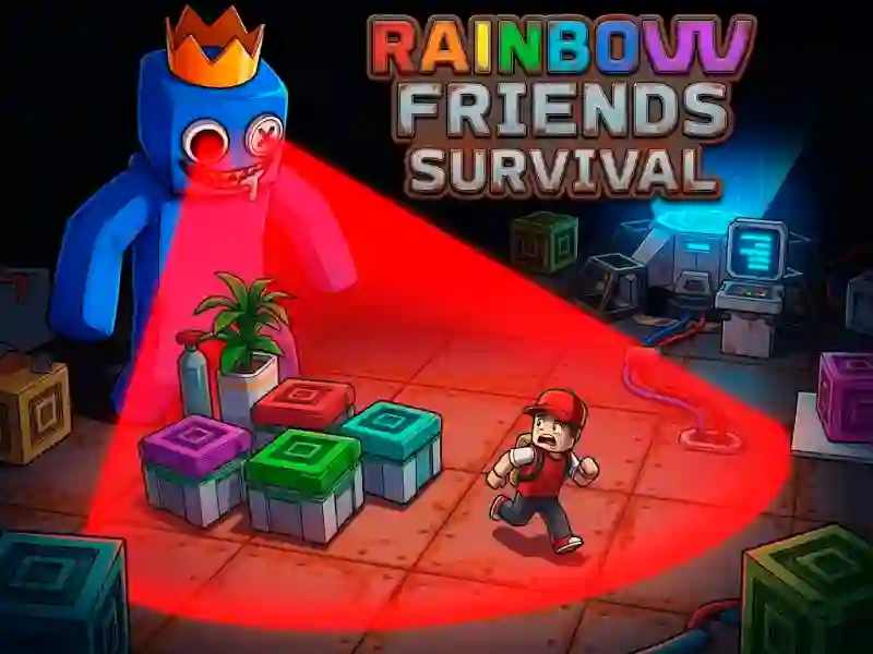 Oyunu Rainbow Friends Survival çevrimiçi