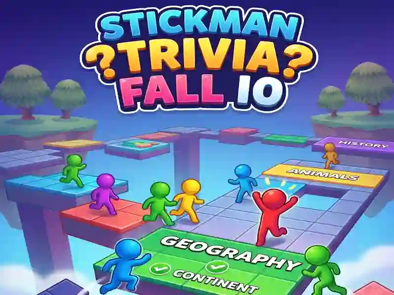 Oyunu Stickman Trivia Fall IO çevrimiçi