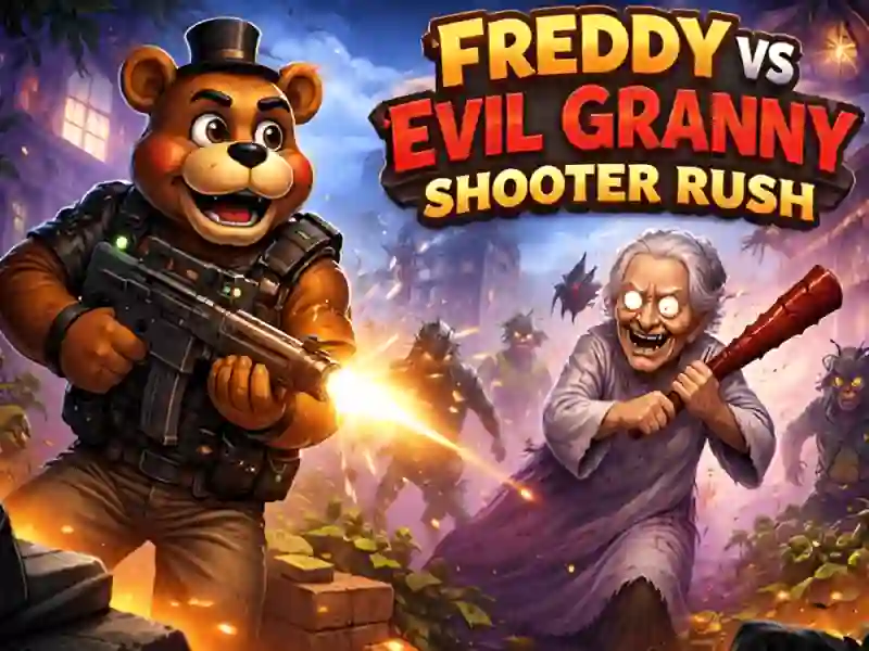 Oyunu Freddy vs Evil Granny Shooter Rush çevrimiçi