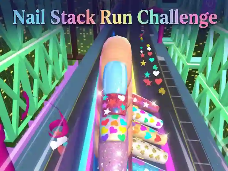 Oyunu Nail Stack Run Challenge çevrimiçi