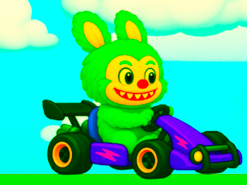 Oyunu Labubu Gokart çevrimiçi