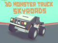 Oyunu 3D Canavar Kamyonu Skyroads çevrimiçi