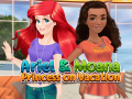 Oyunu Ariel ve Moana: Tatilde Prensesler çevrimiçi