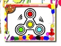 Oyunu Fidget Spinner Boyama Kitabı çevrimiçi