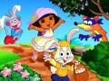 Oyunu Dora Mutlu Paskalya. Farkları Bul çevrimiçi