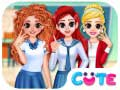 Oyunu BFF Prenses Okula Dönüyor çevrimiçi