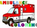 Oyunu Ambulans Kamyonları Boyama Sayfaları çevrimiçi