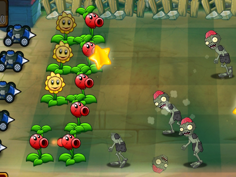 Oyunu Zombies Vs. Ayçiçek çevrimiçi