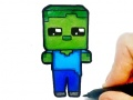 Oyunu Kolay Çocuklar İçin Boyama Mineblox çevrimiçi
