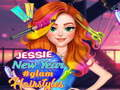 Oyunu Jessie Yeni Yıl #Glam Saç Modelleri çevrimiçi