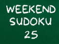 Oyunu Hafta Sonu Sudoku 25 çevrimiçi